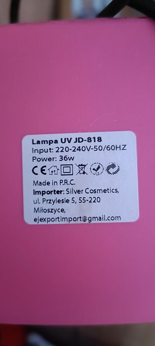 Sprzedam lampę UV.