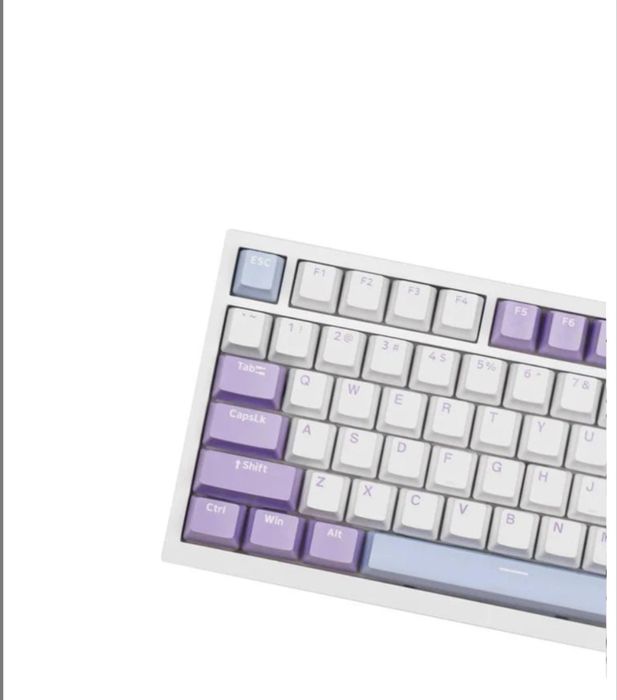 механічна клавіатура Ajazz AK820  колір White/Purple Sea Salt switch