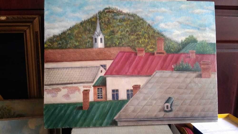 Картины маслом на холсте.