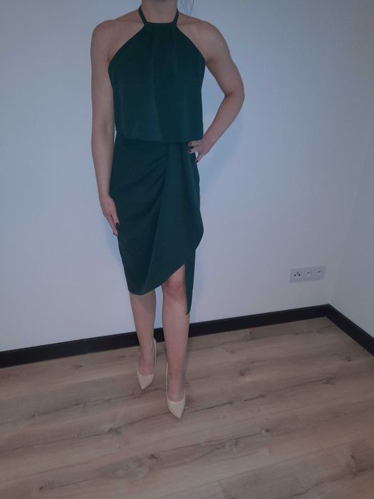 Sukienka butelkowa zieleń 32