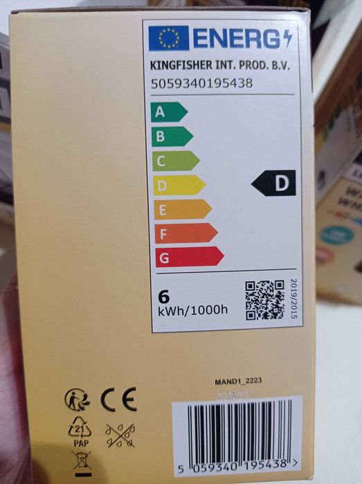9x żarówka Diall Led Filament 60W 806 lm 2700 Kelvin E27