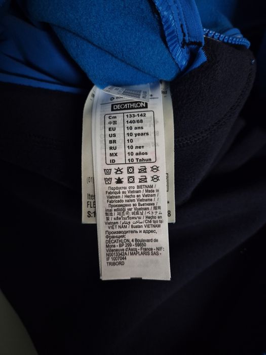 Casaco térmico polar reversível Tribord 500 10 anos