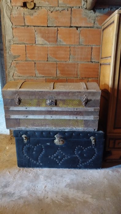 Arca baú malas antigas