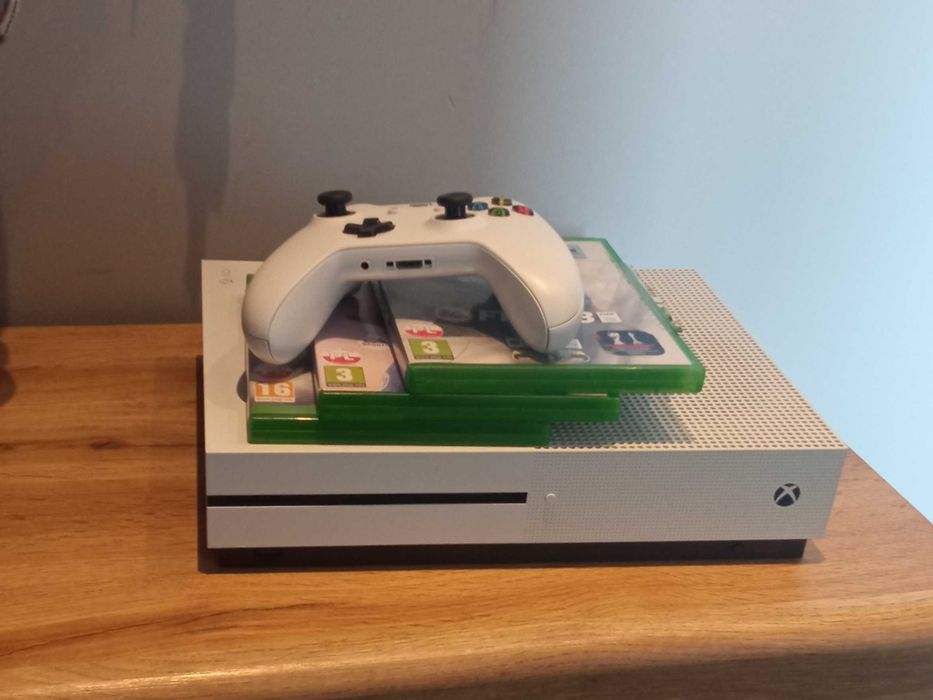 Konsola Xbox One S, pad biały, 3 gry, HDMI