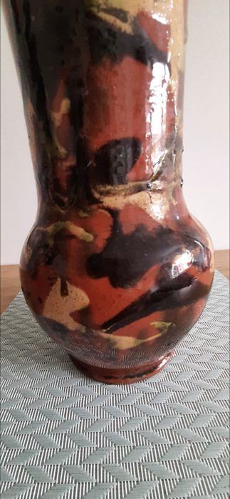 Wazon ceramiczny szkliwiony art deco