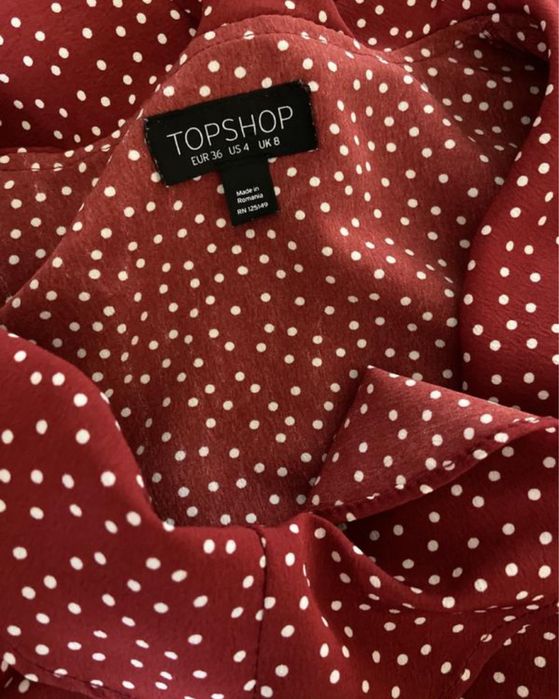 блуза в горошок