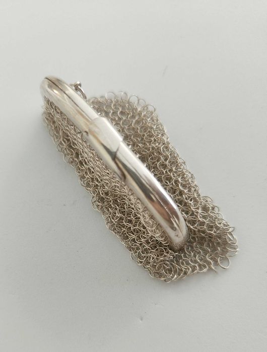 Bolsa porta moedas em Prata