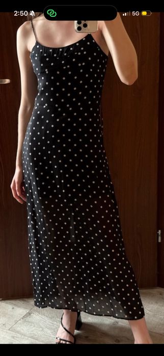 sukienka w kropki H&M