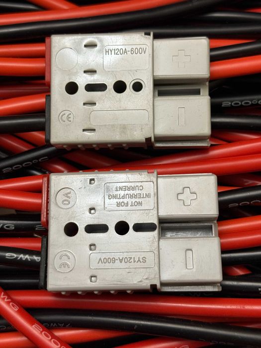 Роз'єм силовий Anderson 120А для APC; інвертора; сонячної панелі; АКБ