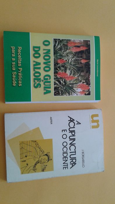 Livros: Acupunctura, Dieta, Exercício, Novo guia dos aloés