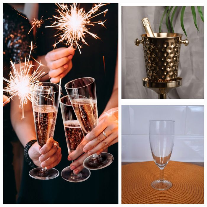 Kieliszki do szampana 150ml Krosno 6szt