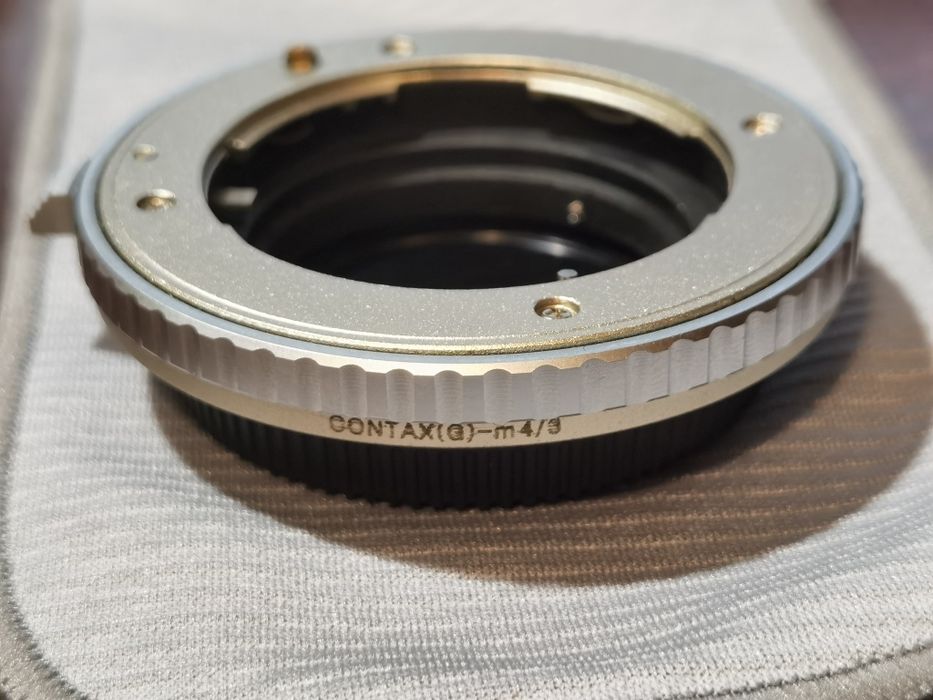 Adaptador de objetiva Contax (G) - M4/3 (lentes Contax G - M4/3)