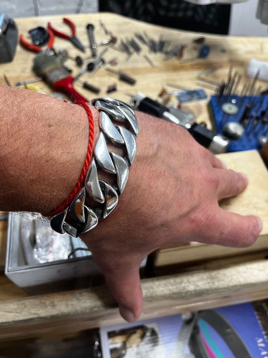 Srebrna bransoletka męska  próbę 925 dusza