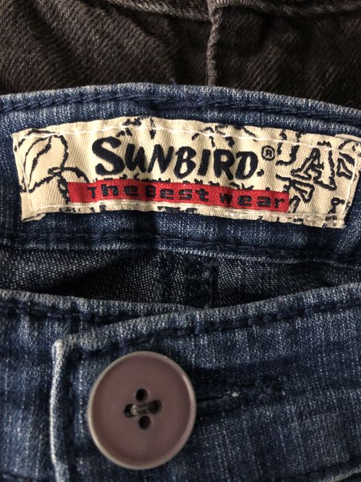 Jeansy z wysokim stanem rozmiar 34 bawełna 100%