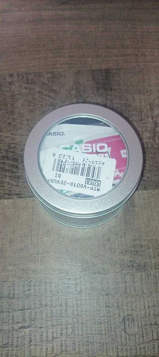 Чоловічий годинник Casio MTP-VD01D-2E Синій зі сріблястим