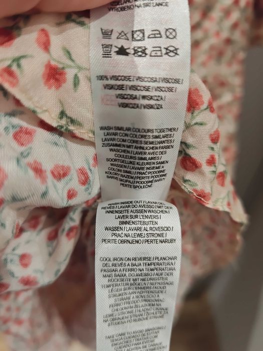 nowa letnia sukienka w kwiatki