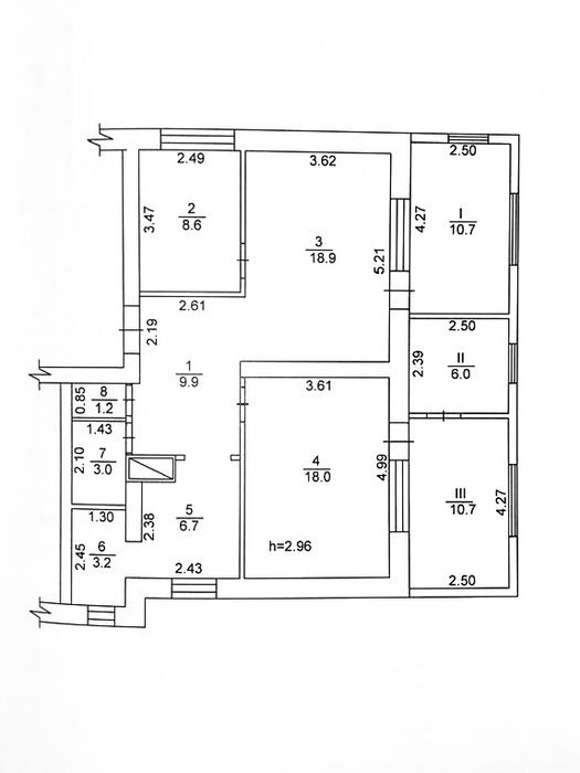 97 м² 27000$ вул. Миру під ремонт