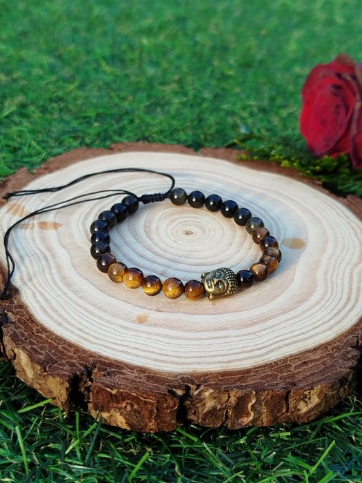 Pulseiras de cristais e pedras naturais