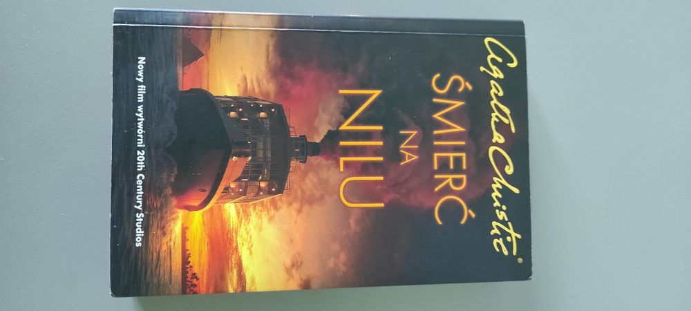 Książka Agatha Christie Śmierć na Nilu kryminał