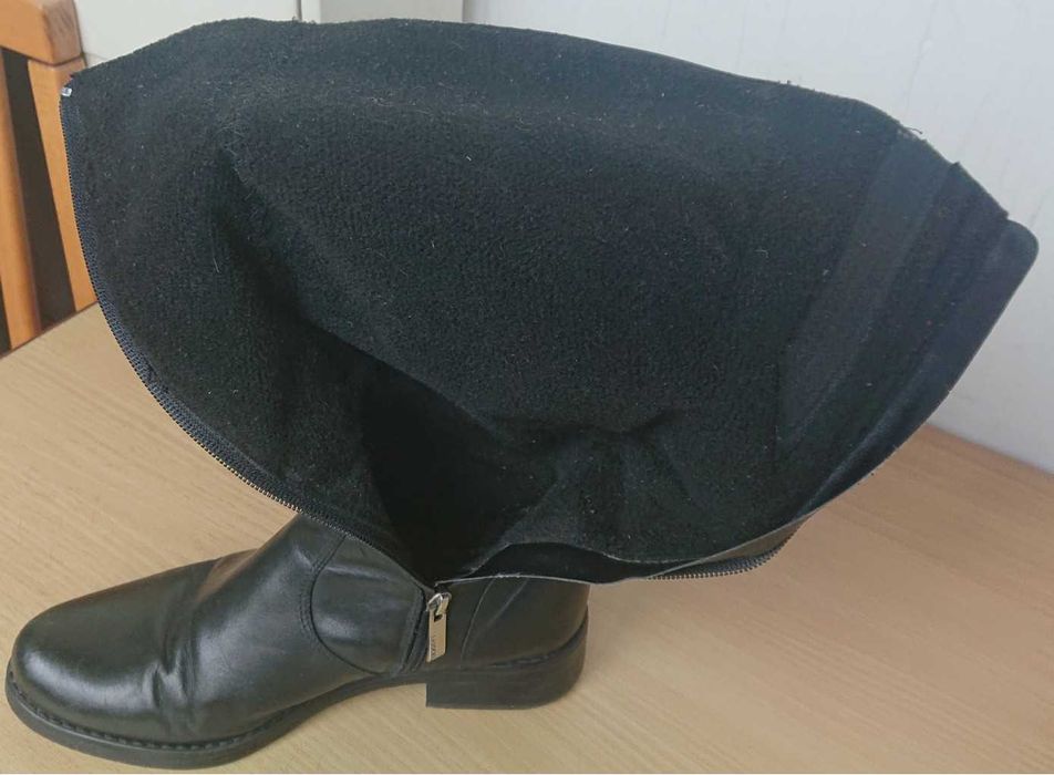 Kozaki czarne skóra naturalna LASOCKI rozmiar 38