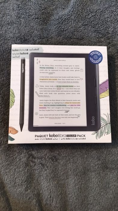 Czytnik Kobo Libra Colour + Rysik Stylus 2 | Zestaw Pack | NOWY
