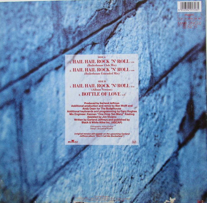 Garland Jeffreys — Hail Hail Rock — Maxi Single64285983496449121