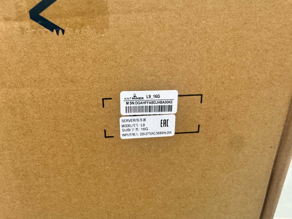 Наявність! Майнери Asic Antminer L9 16 Gh BBB -Без очікування гарантія