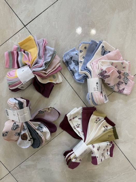 Шкарпетки Hm 25-27,28-30, шкарпетки для дівчинки