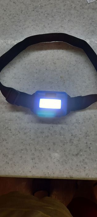 Фонарь налобный. Поможет при блэкауте.