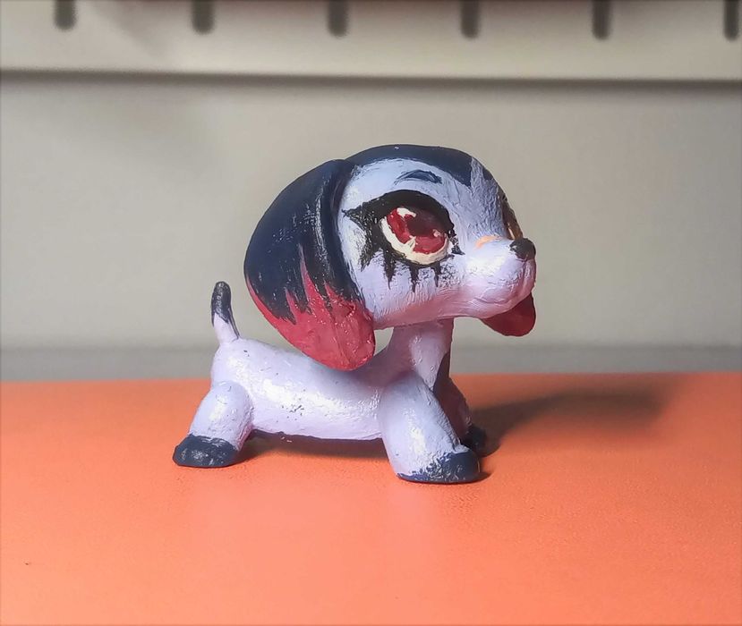 LPS custom jamnik shorthair  dog spaniel collie na zamówienie