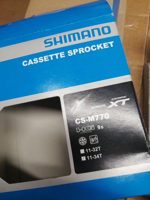 Cassete Shimano de 9 velocidades