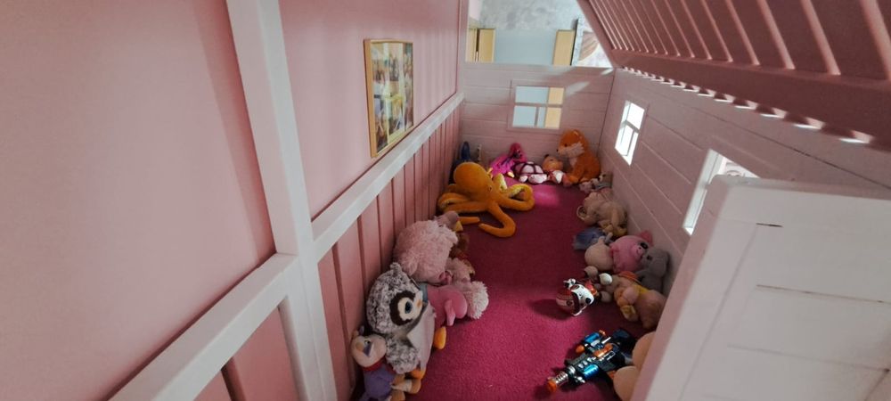 Łóżeczko drewniane łóżko dla dzieci domek drewniany XL RATY