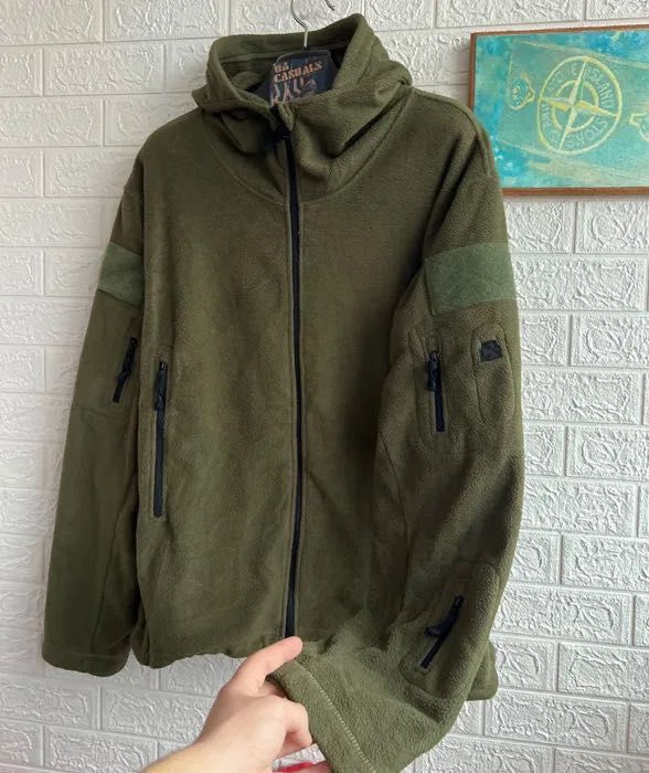 Тактична флісова кофта Savage Island військова мілітарі олива р2-3ХЛ