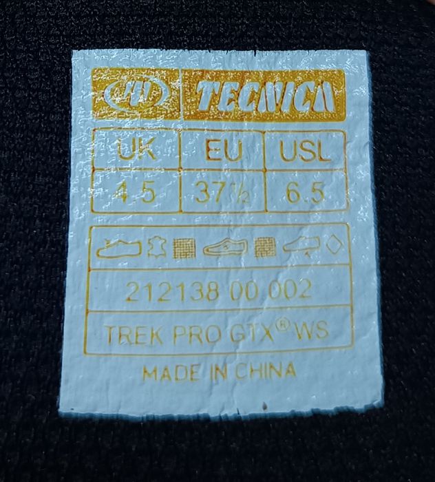 Buty Tecnica Trek Pro Gore-Tex Podejściowe Górskie Wodoodporne r. 37.5