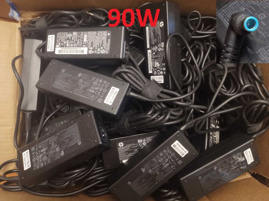 Зарядка Блок живлення HP 45W 65W 90W 4530 4.5x3.0 Blue pin Blue tip