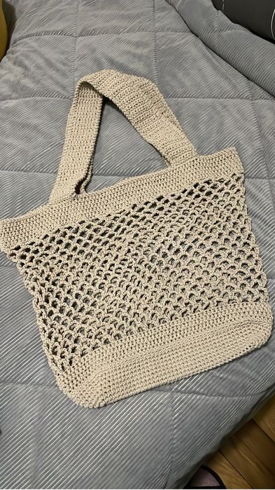 Bolsa estilo bag feita em crochê