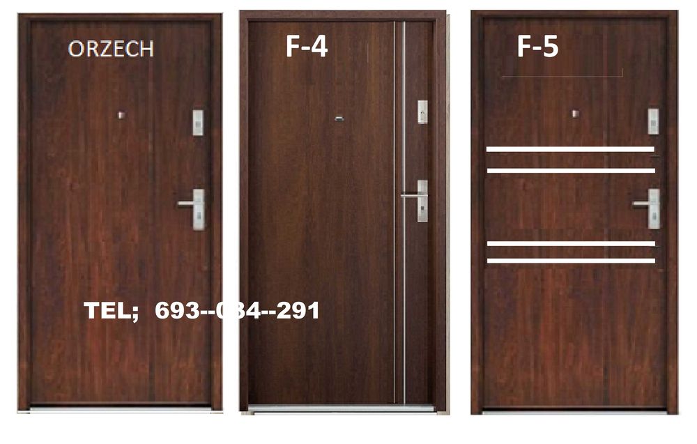 Drzwi WEJŚCIOWE-zewnętrzne do mieszkania w bloku z MONTAŻEM-akustyczne