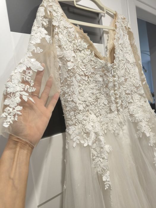 Piękna suknia ślubna rozmiar 40