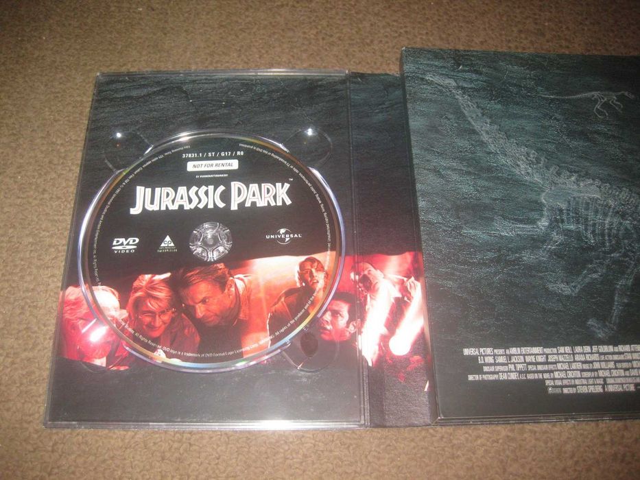 Pack "Jurassic Park" Edição Especial Limitada em Digipack! 4 Discos!