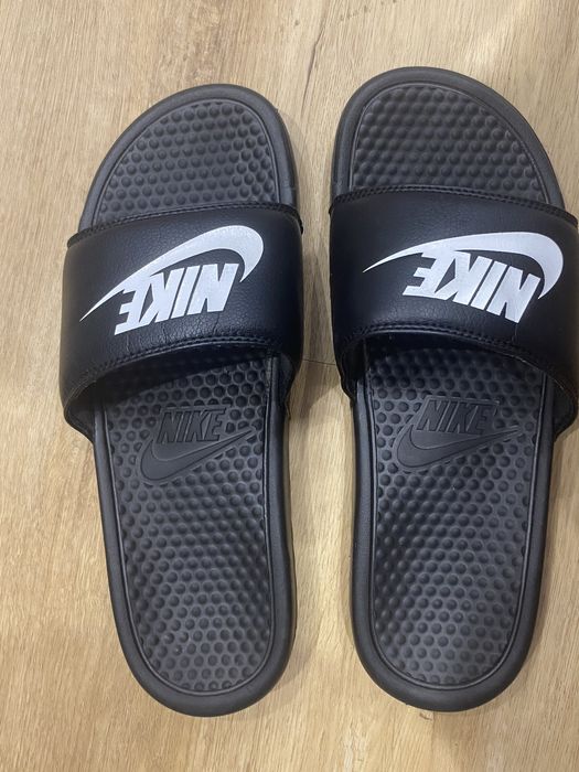 Тапки шльопанці сандали чоловічі43р27см Nike Black Originaj Найк Ідеал