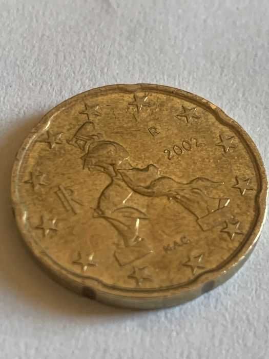 moeda de 20 centavos de euro