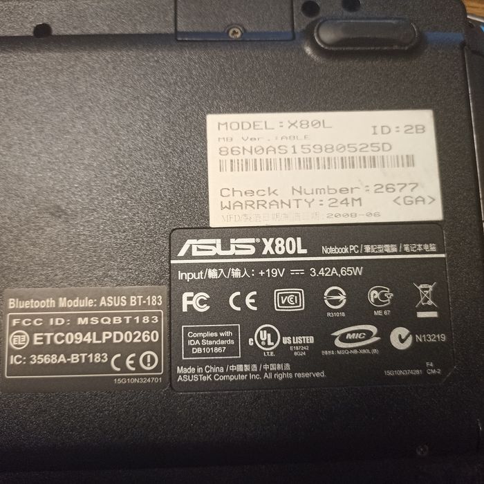 ноутбук     Asus