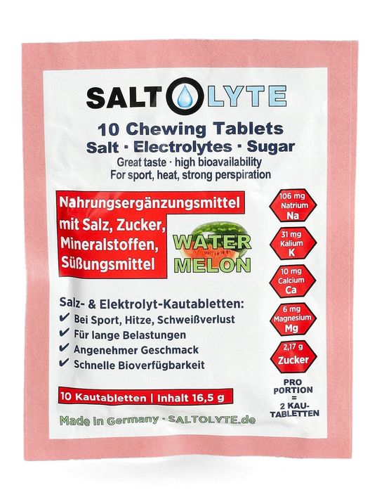 Elektrolity Saltolyte Chewing Tablets 10 - watermelon