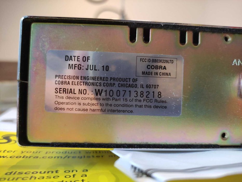 Radio CB COBRA 29LTD Chrome NOWE z Ameryki przestrojone