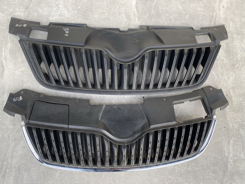 Решітка Решетка Skoda Fabia 2 гриль рішотка Шкода Фабія 2