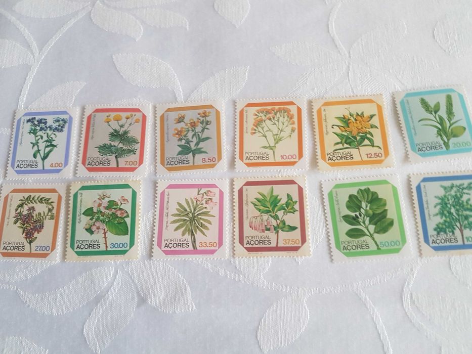 Selos Novos Não Utilizados Série Completa Açores