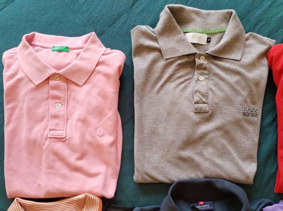 Polos Lacoste_Hugo Boss_ARMANI_Benetton_Pedro del Hierro_Mike Davis