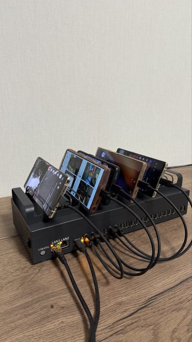 Бокс для фермы мобильных телефонов