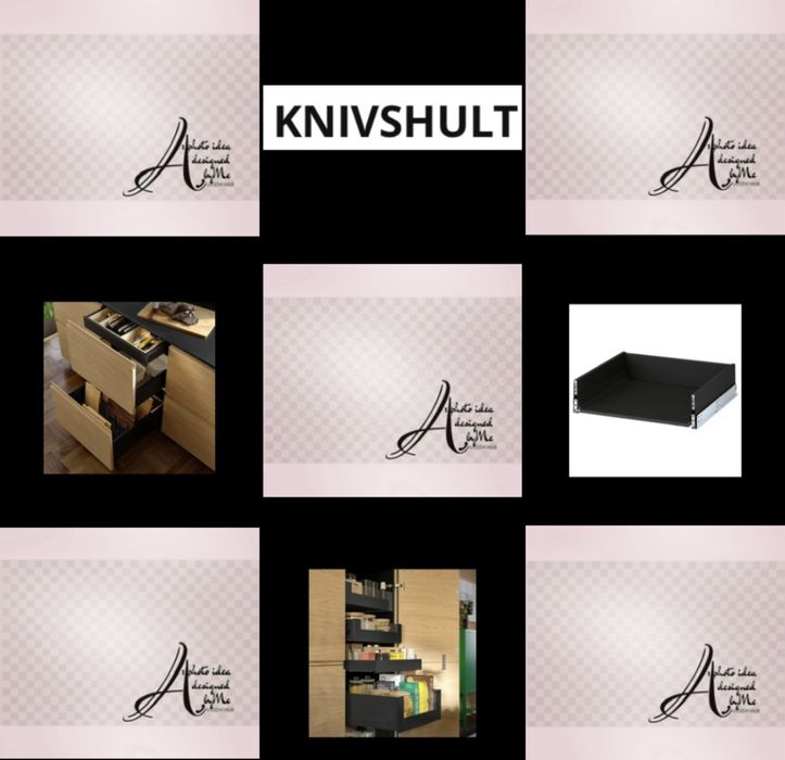 2x60x60cm. KNIVSHULT maximera ikea metod szuflada  salon spa barber