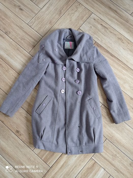 Płaszczyk Cropp M płaszcz wiosenny przejściowy wełna 38